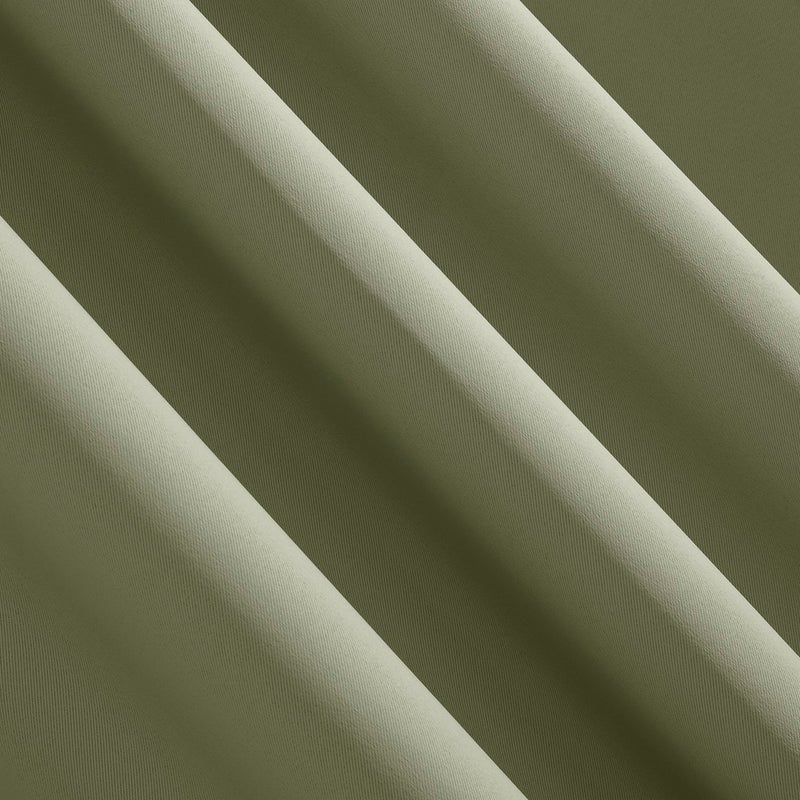 Sun Zero Easton Energy Saving Blackout Tab Top Curtain Panel, 40" x 63", Sage Green - Image 3